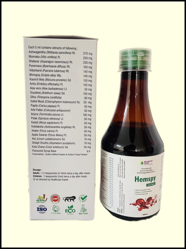 Hemspy - Best Ayurvedic Iron Syrup