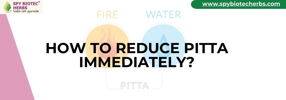 How to Reduce Pitta Immediately