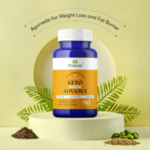 Prakruti Ayurveda Keto Advanced Fat Burner Capsules