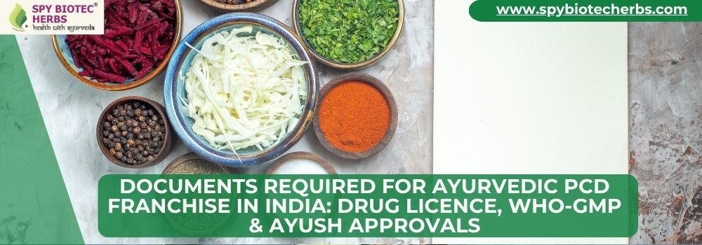 Documents Required for Ayurvedic PCD Franchise in India Drug Licence, WHO-GMP & AYUSH Approvals